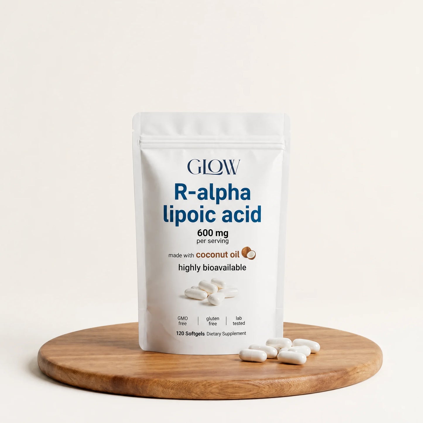 R-Alpha Lipoic Acid — 600mg Pure R-Form Softgel