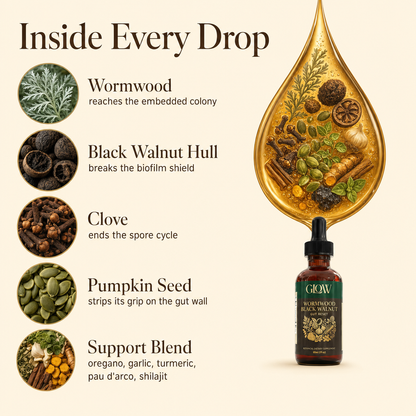 Wormwood Black Walnut Fungus Cleanse