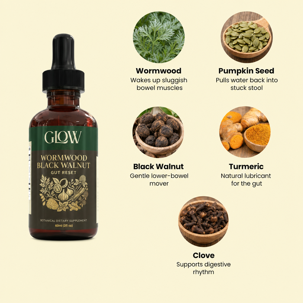 Wormwood Black Walnut Gut Reset